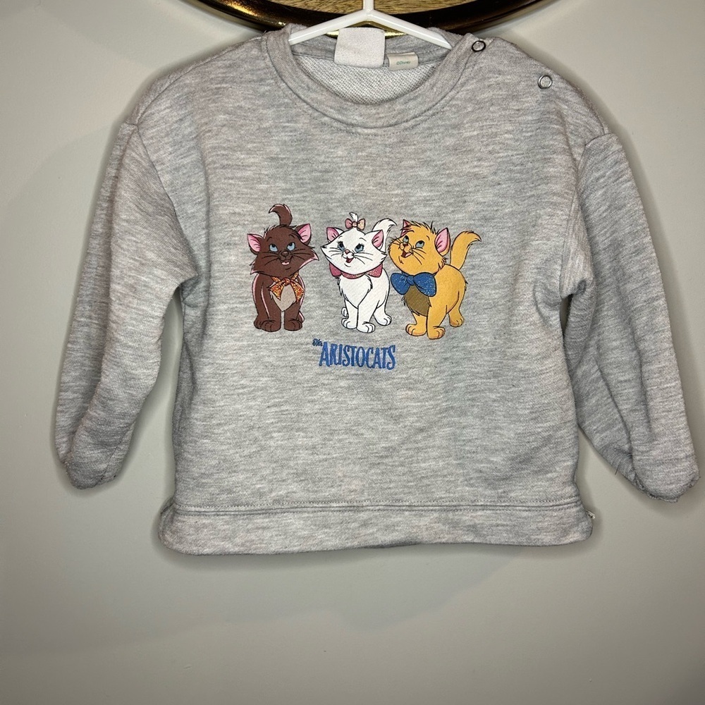 Zara Gray Cartoon Animal Sweatshirt​​